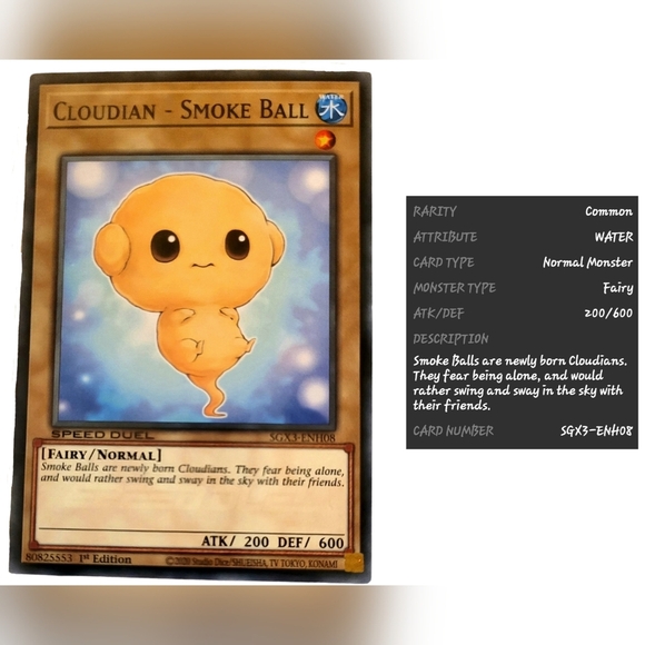 YU-GI-OH LOT OF 6 TAN ~ FAIRY ~ DRAGONS ~ FISH ~ REPTILE (NEW) - Picture 2 of 8